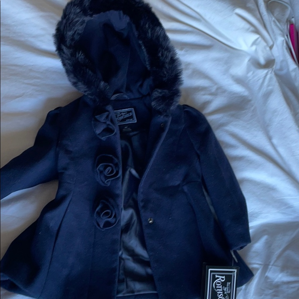 Girls pea/dress coat